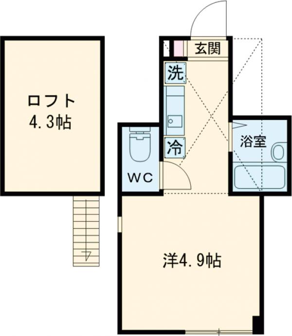 バーミープレイス東小金井の間取り