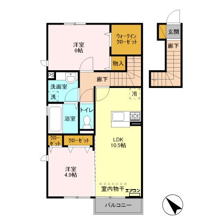 ゴールドパストラルⅦの間取り