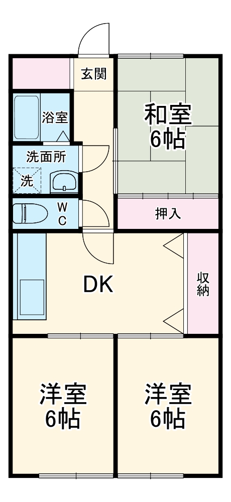 AvenueⅡの間取り
