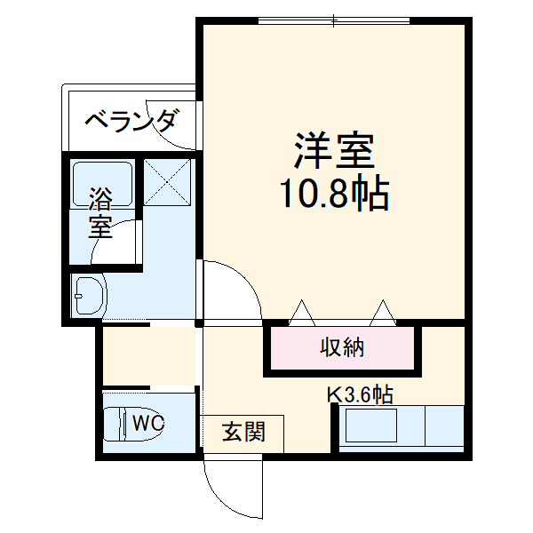 パティオ高崎の間取り