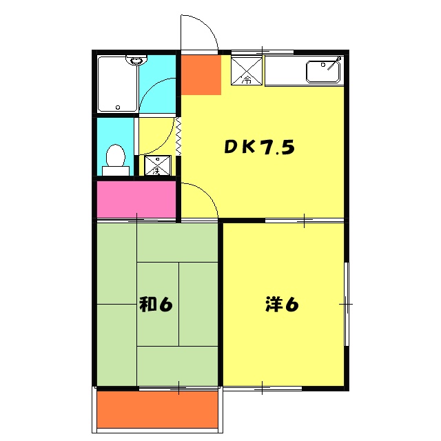 ハイツ小林の間取り
