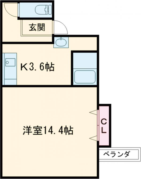 パティオ高崎の間取り