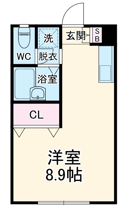 フロンティアⅠＢ棟の間取り