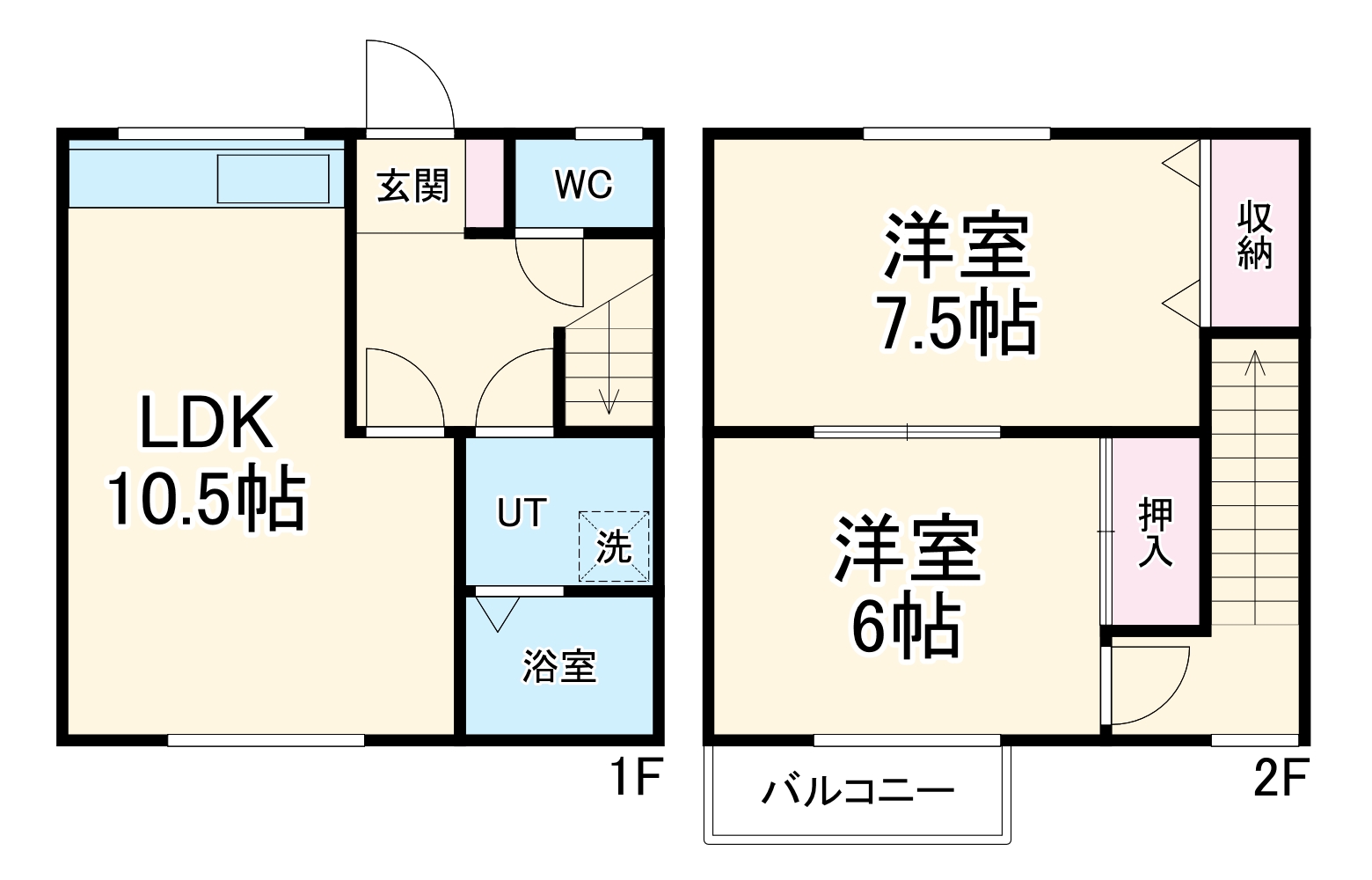 コーポ末広3の間取り