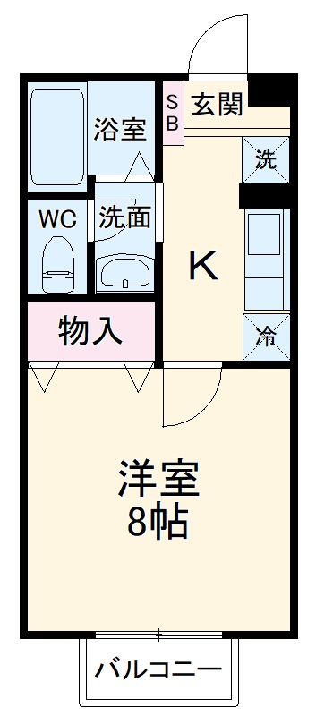 アルカディアDの間取り