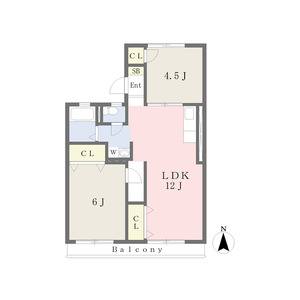 第二松沢ハイツⅢの間取り