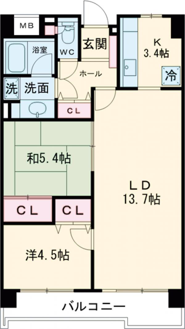 コーボック新小金井の間取り