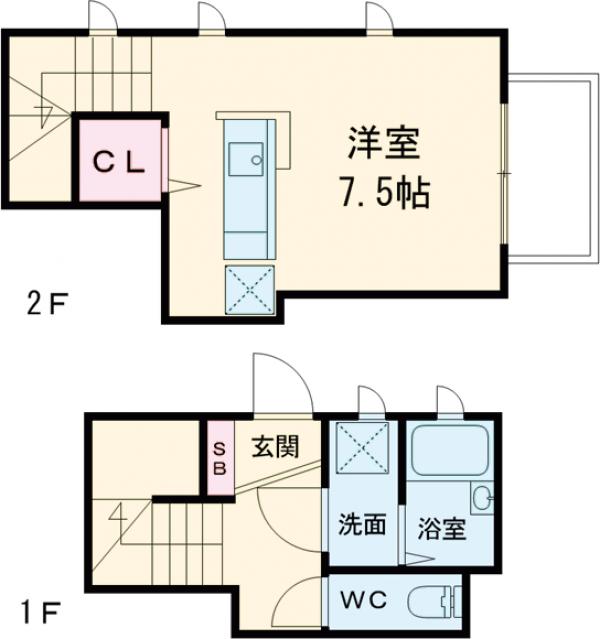 オークコート武蔵小金井の間取り