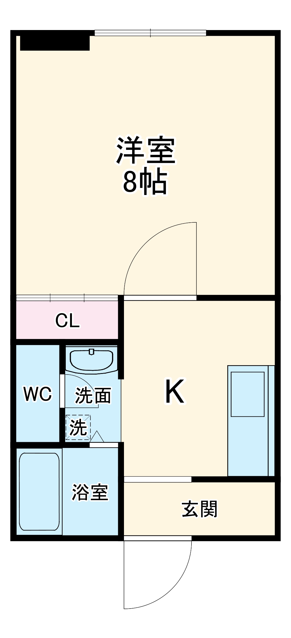 コーポ加知の間取り