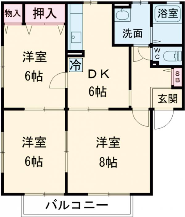 ディスカバリー　Ｓの間取り
