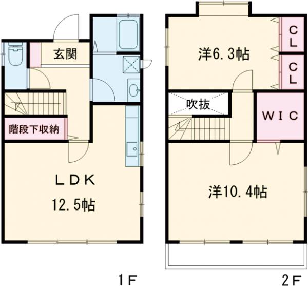 Kテラスハウスの間取り