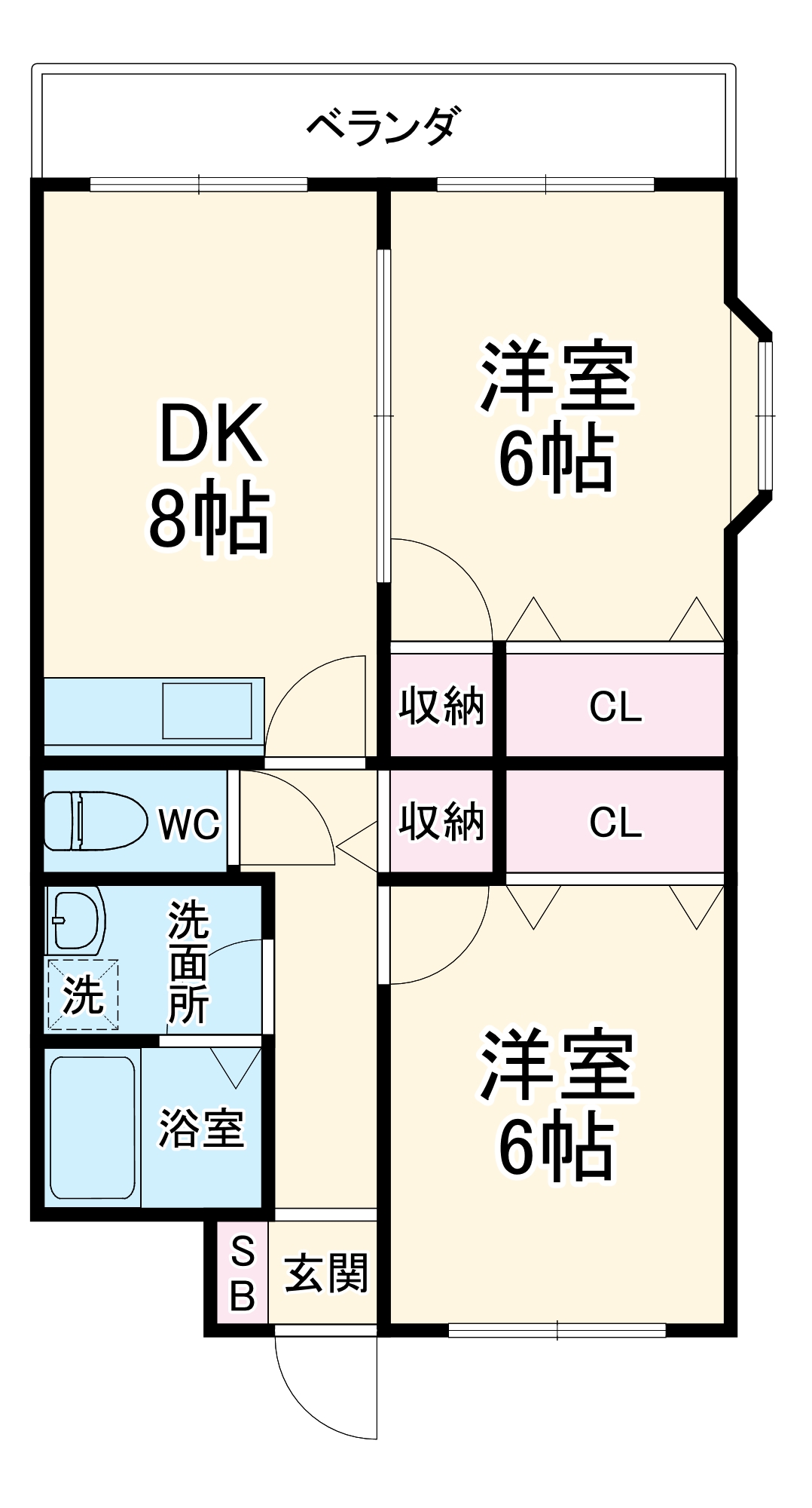 ヴェル・ドミールの間取り