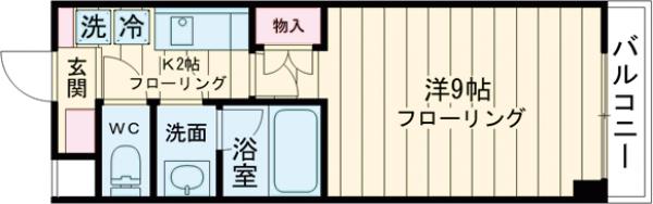 ジャルダンM・Kの間取り