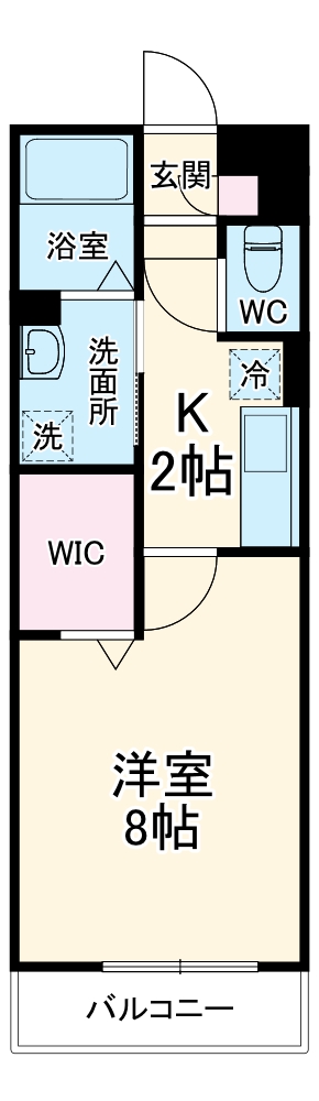 スカイメゾン草加の間取り