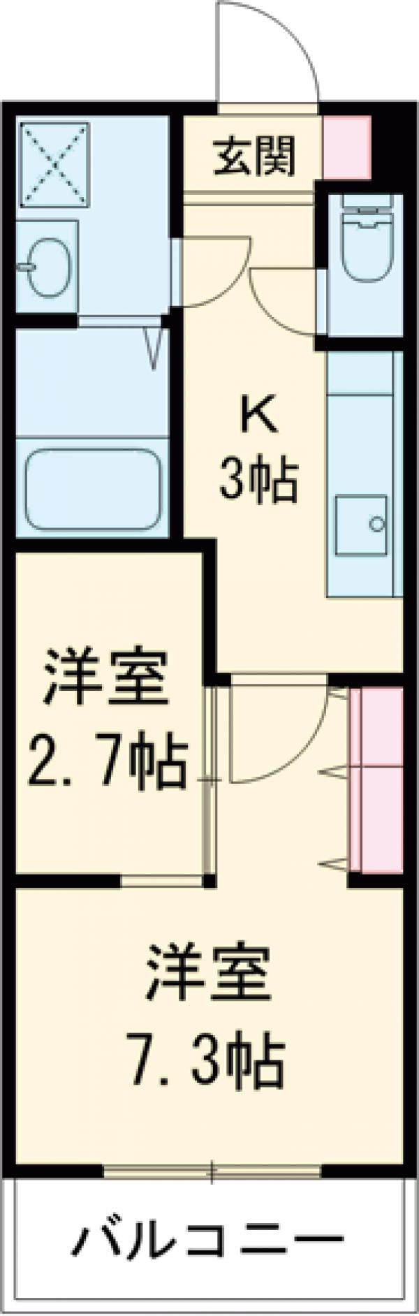 イーストヒルズの間取り