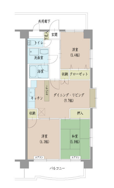 ティアール小相木の間取り