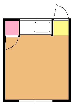 朝日荘の間取り