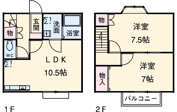 XIV羽塚の間取り