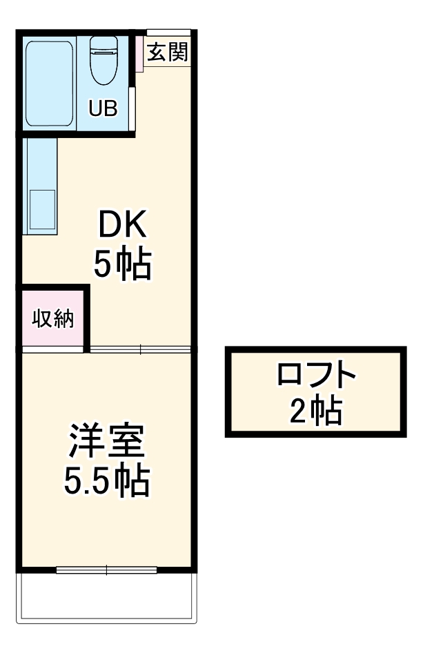 リブレス草加Ⅰの間取り