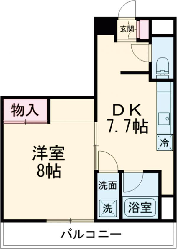 ダイヤコーポ桂川の間取り