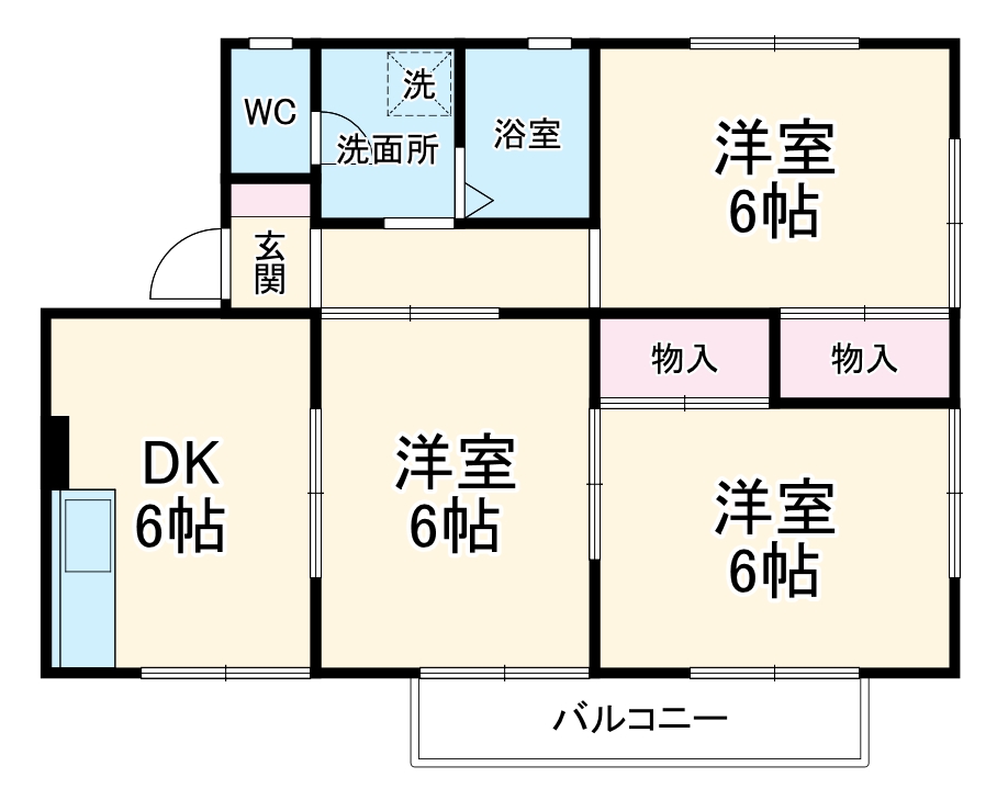 プレジオ21の間取り