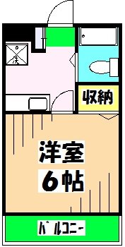芝山マンションの間取り