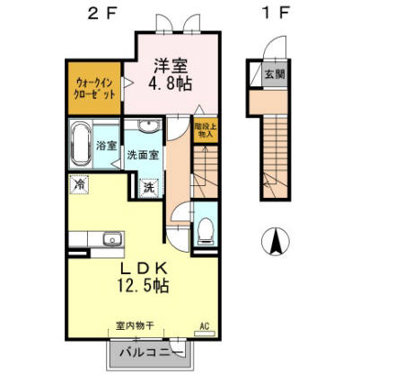 D-room西別所の間取り
