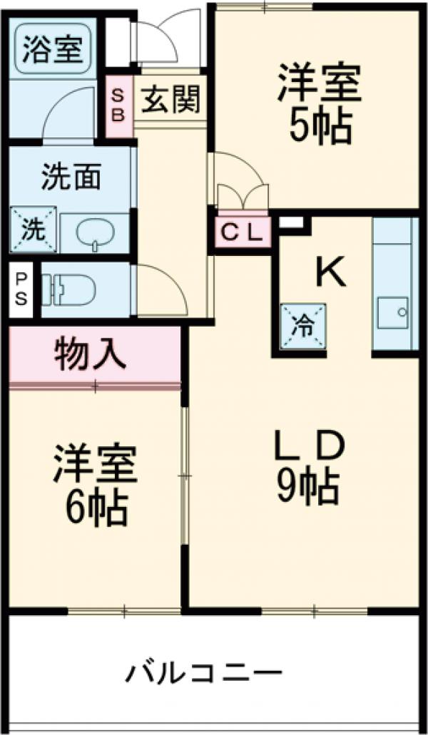 ル・パティオ瀬田の間取り