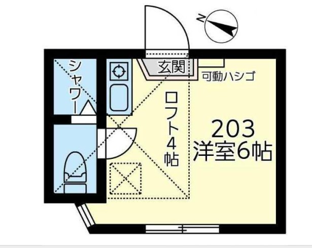 ユナイト阪東橋ジャクソンビルの間取り