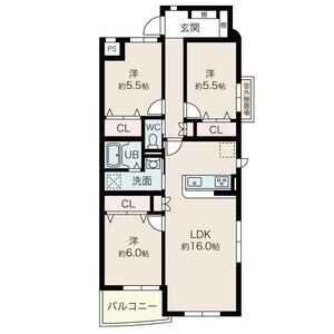 ウッドベルヒルズの間取り