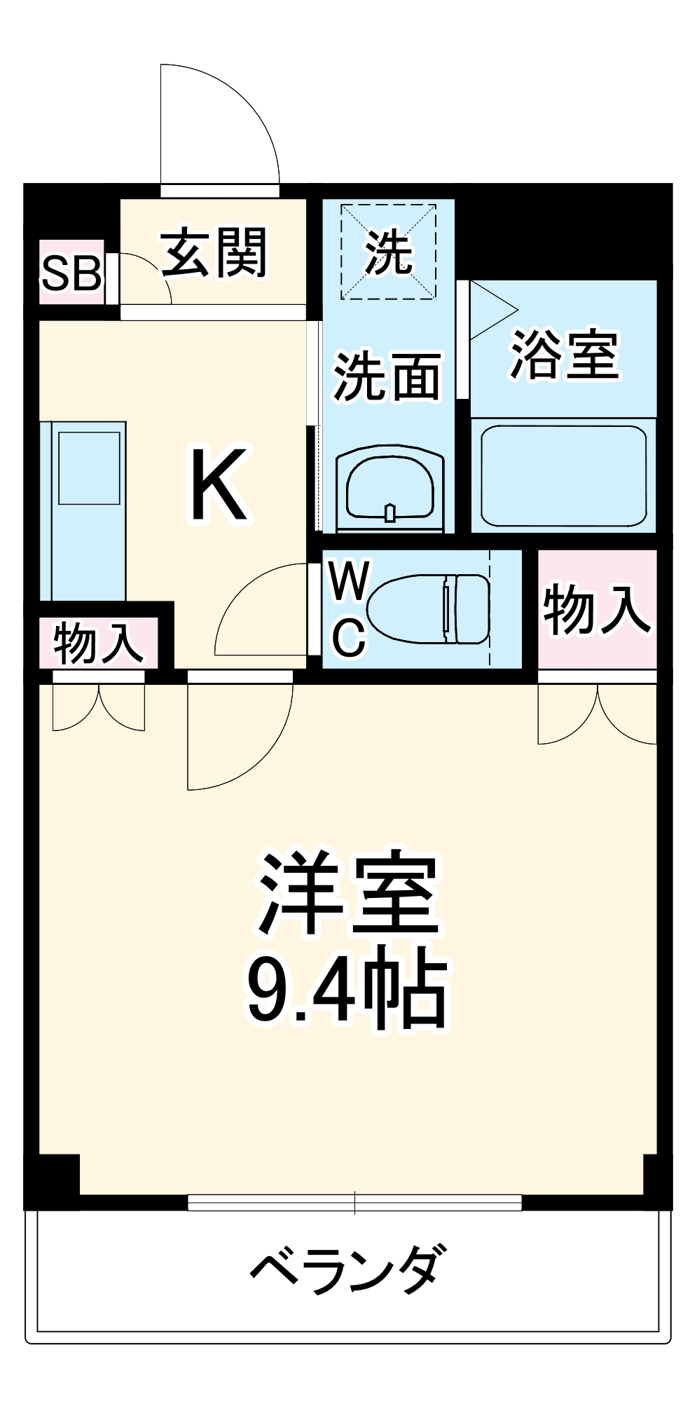 ステーション ハイツの間取り