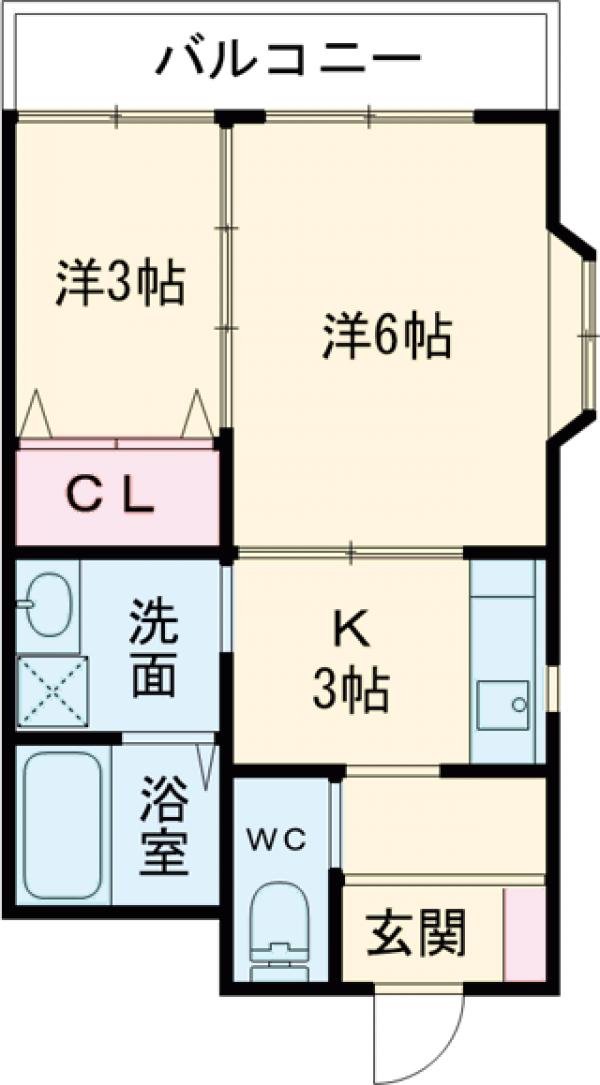 パレスK’Sの間取り