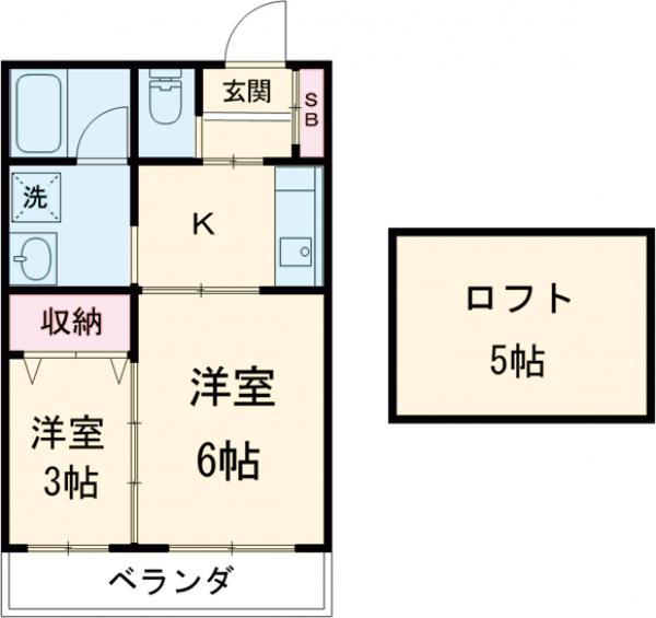 パレスK’Sの間取り