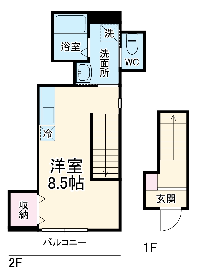 ジュネス久里浜の間取り