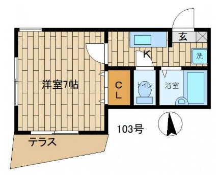 ボヌールの間取り