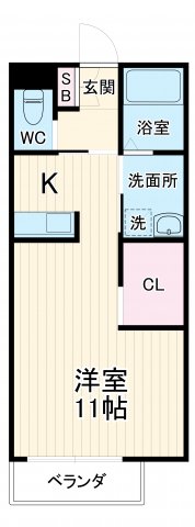 シャーメゾン深町の間取り
