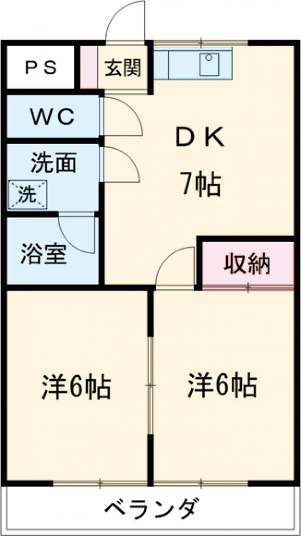 グランパレ大胡(赤尾)の間取り