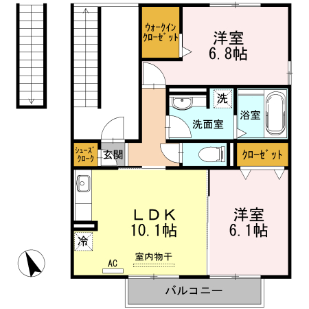 ル・ブルジョンの間取り