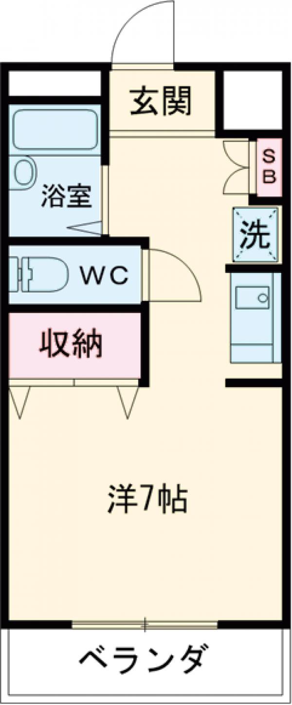 リバーサイドKABURAの間取り