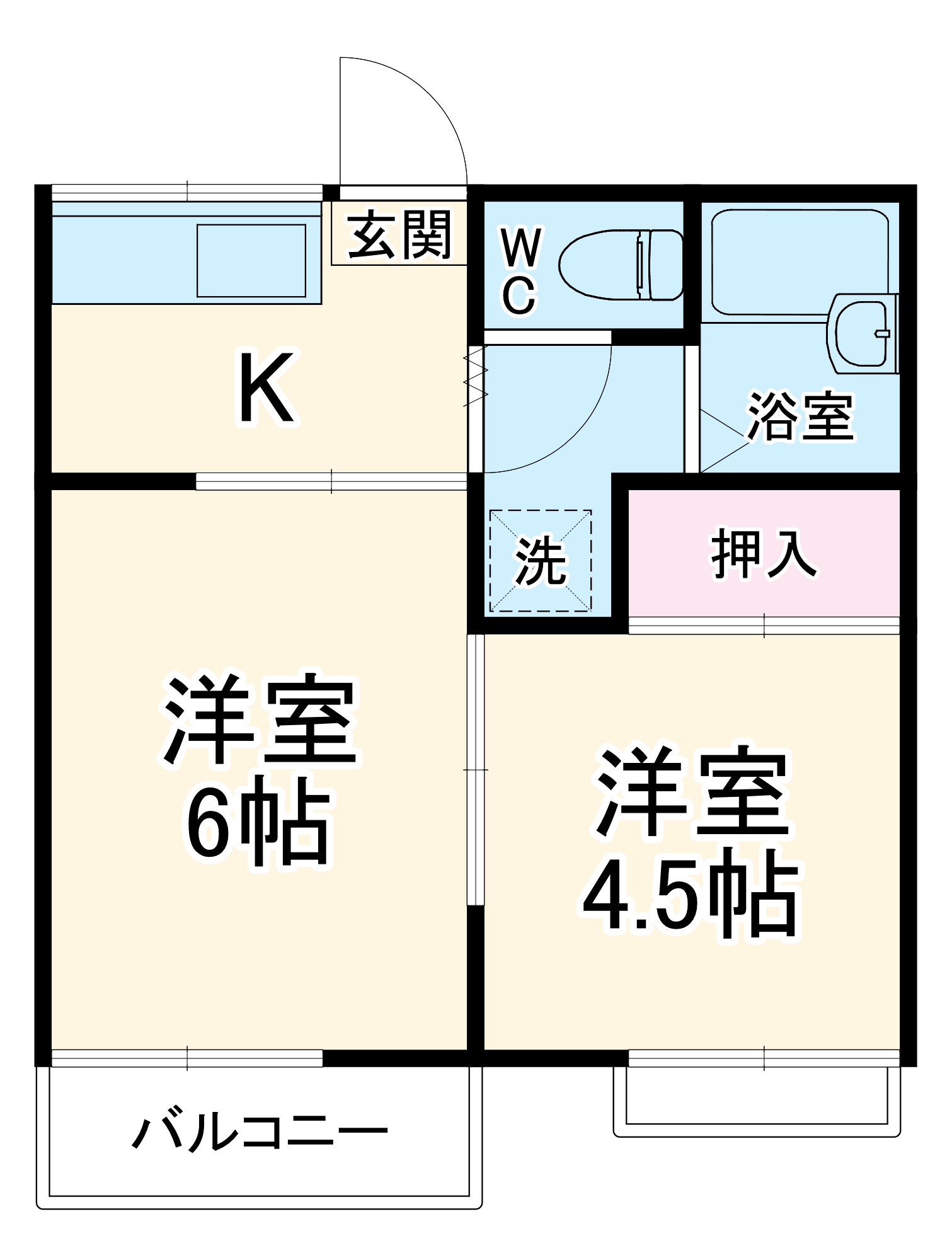 ヴィラコート第1の間取り