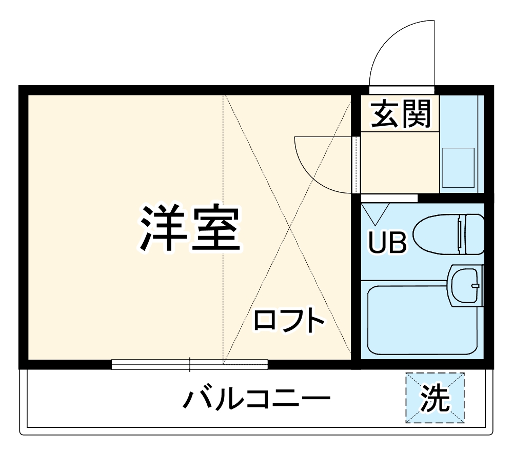 スマイル大矢部の間取り