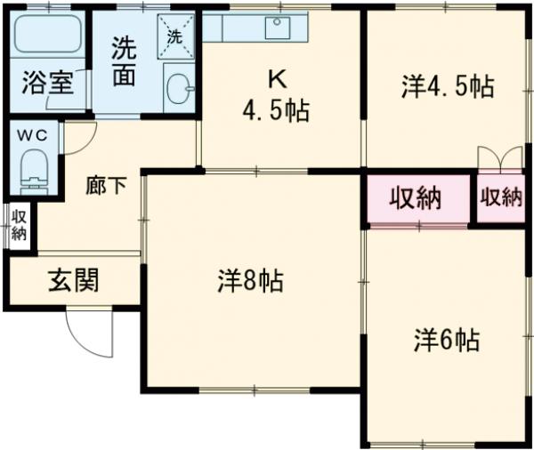 松本アパートの間取り