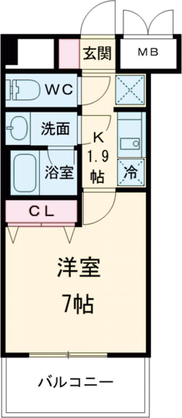 プライムアーバン武蔵小金井Ⅱの間取り