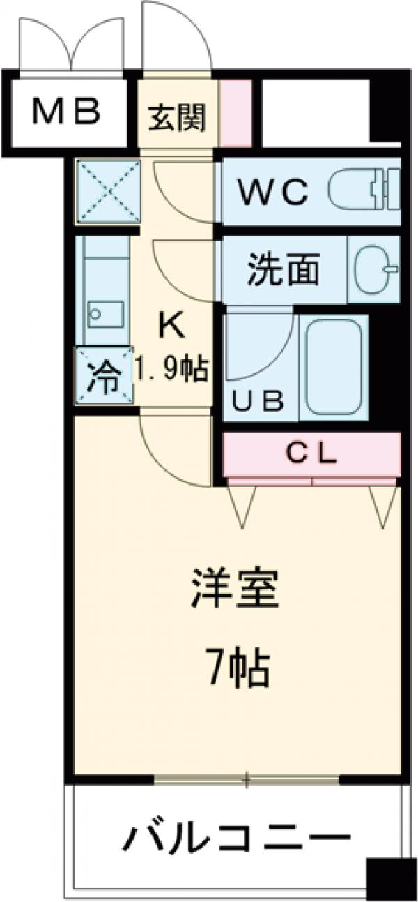 プライムアーバン武蔵小金井Ⅱの間取り