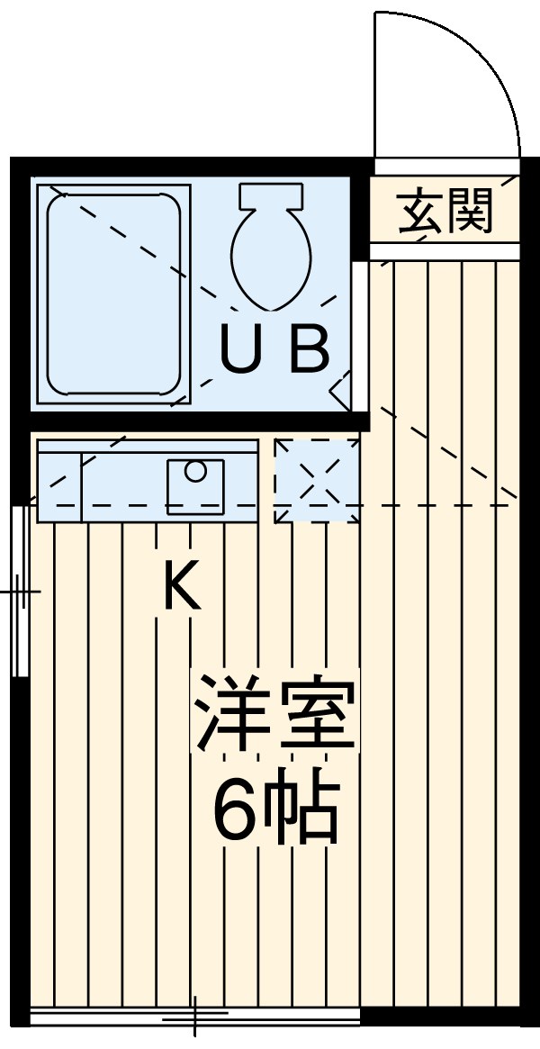 ユナイト衣笠マドレーヌの瞳の間取り