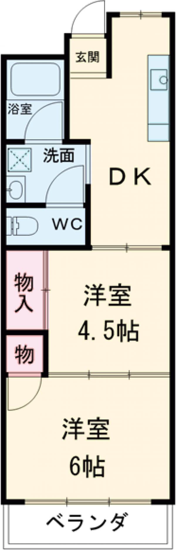 高崎ステーションハイツの間取り