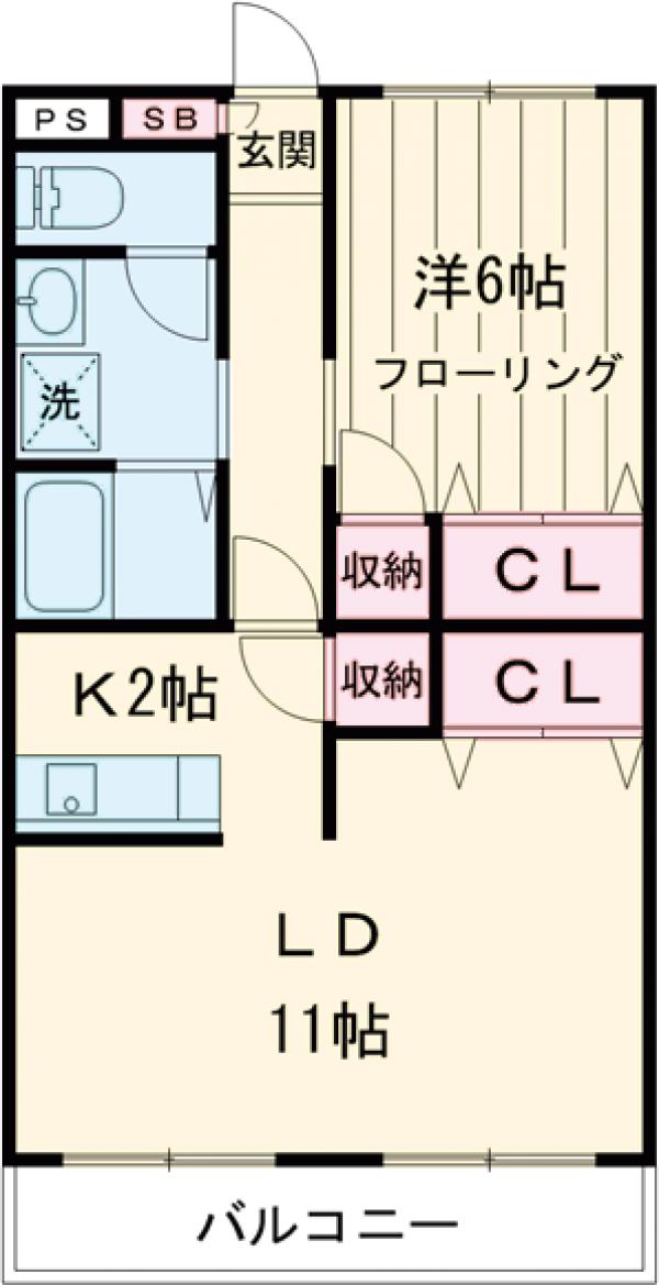 エトワールガレの間取り
