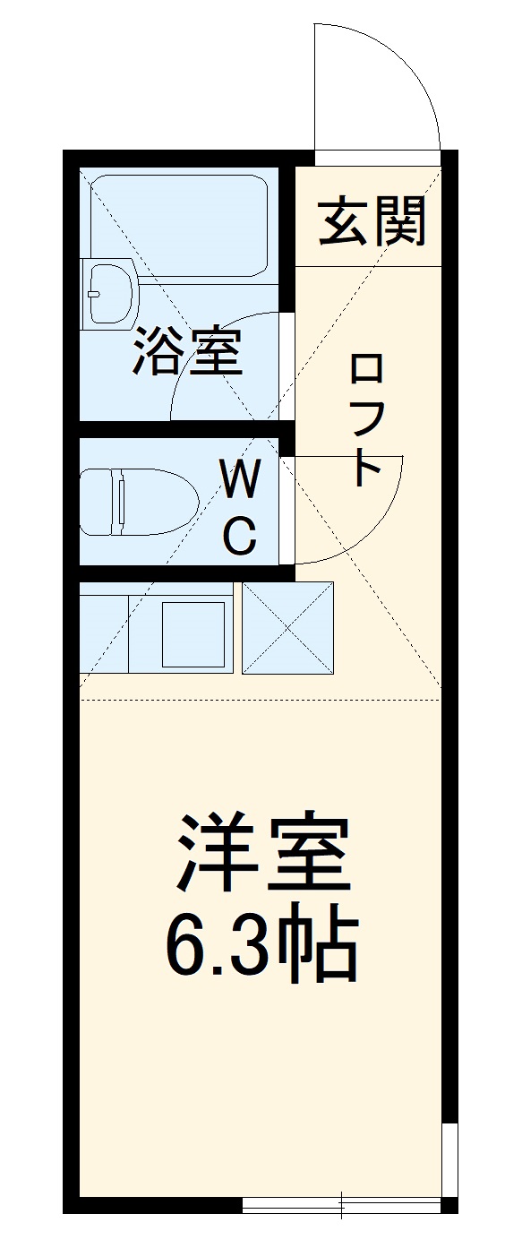 ユナイト追浜エル・カプリーチョの間取り