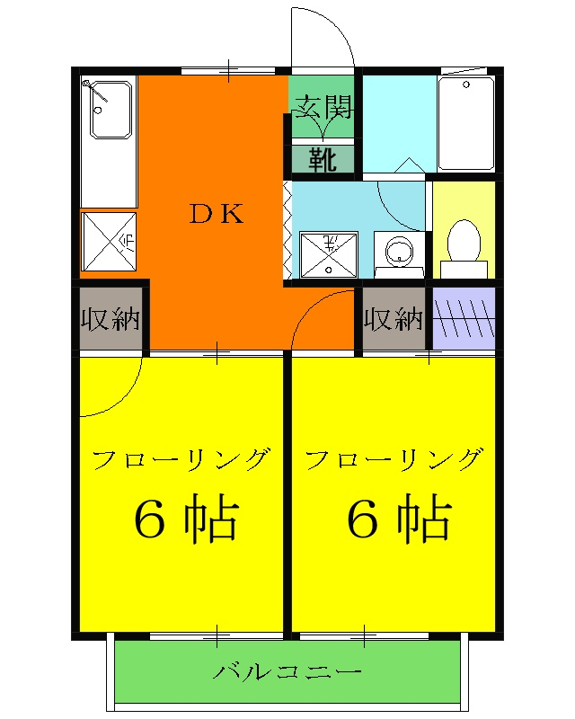 サンハイツの間取り