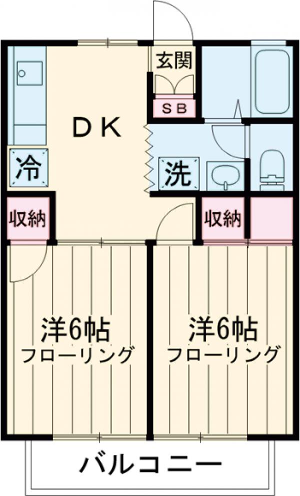 サンハイツの間取り